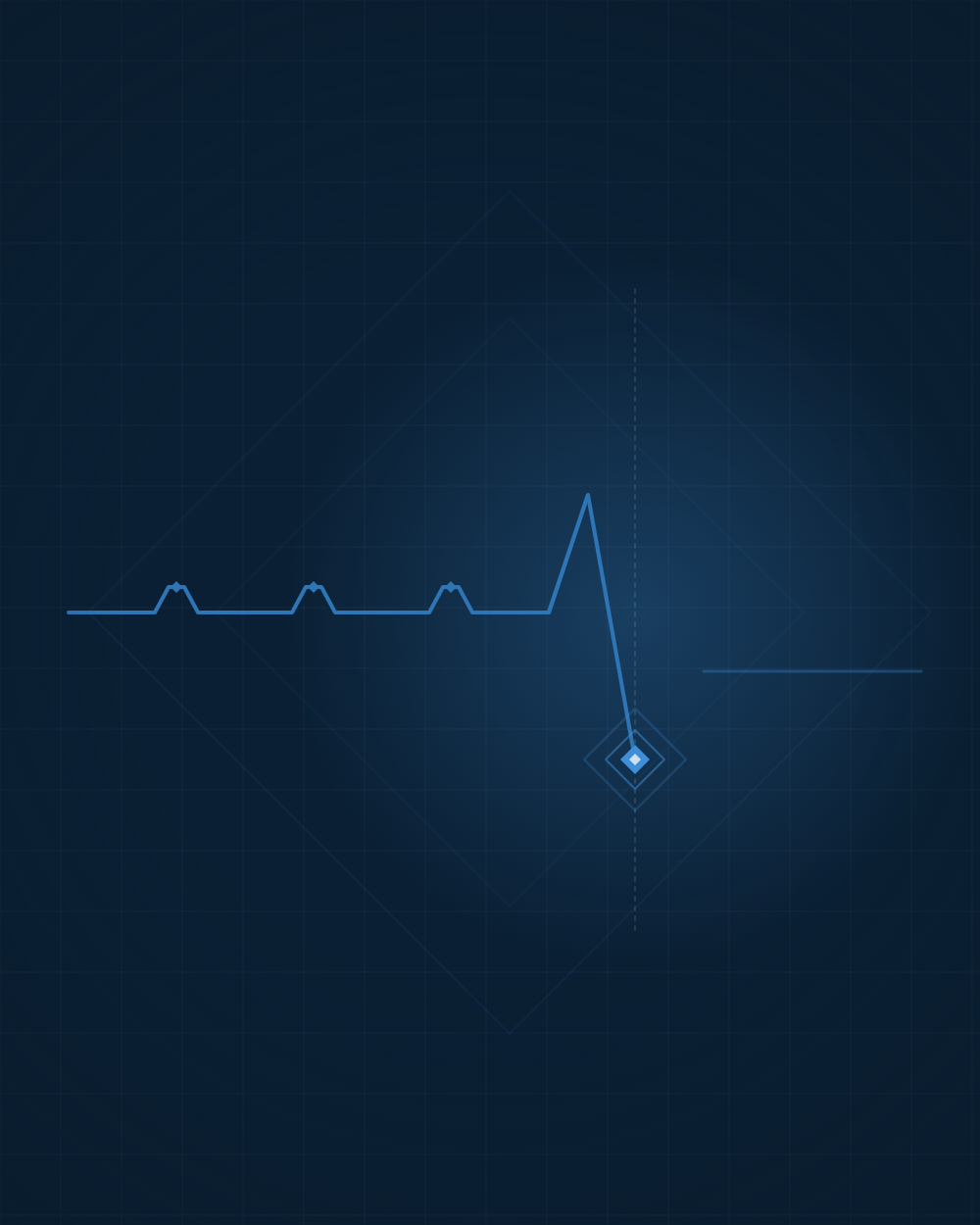 A steady cadence of shipped releases breaking into a single incident.